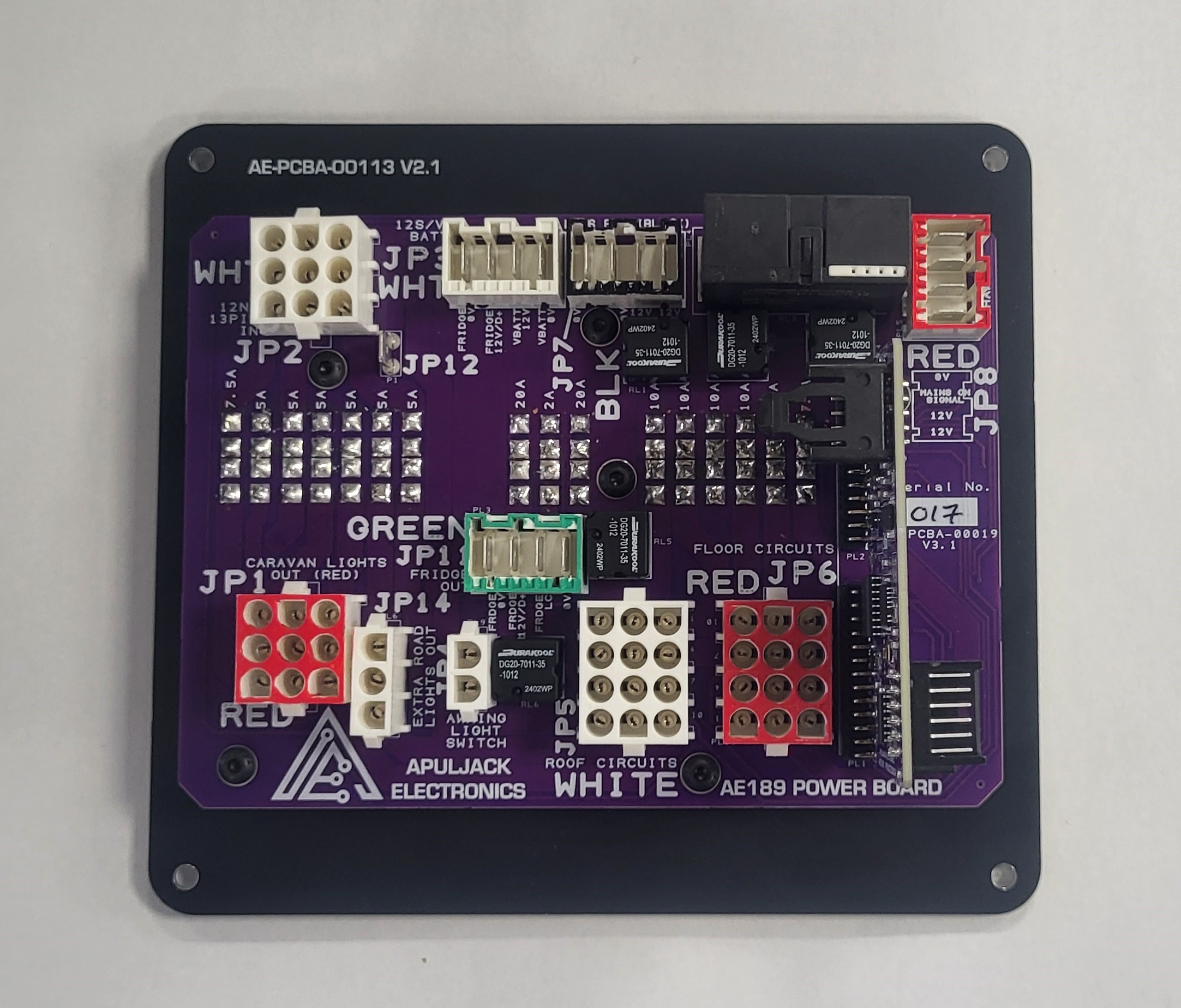 Apuljack AE189 Fuseboard