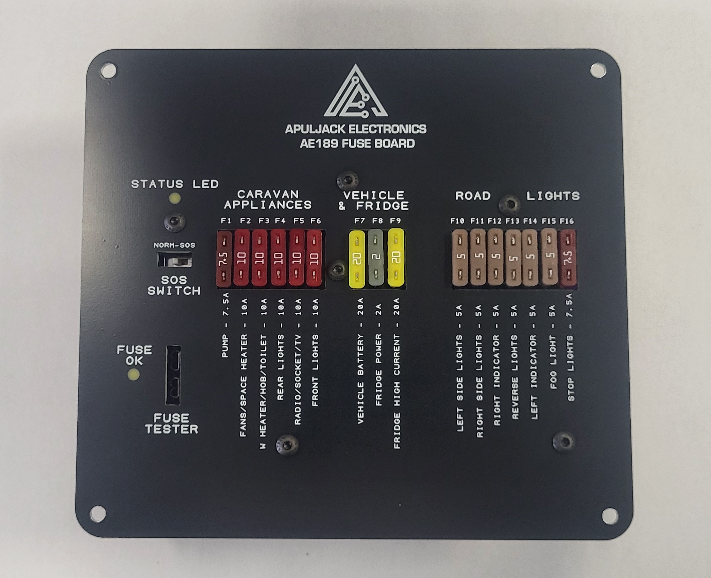 Apuljack AE189 Fuseboard