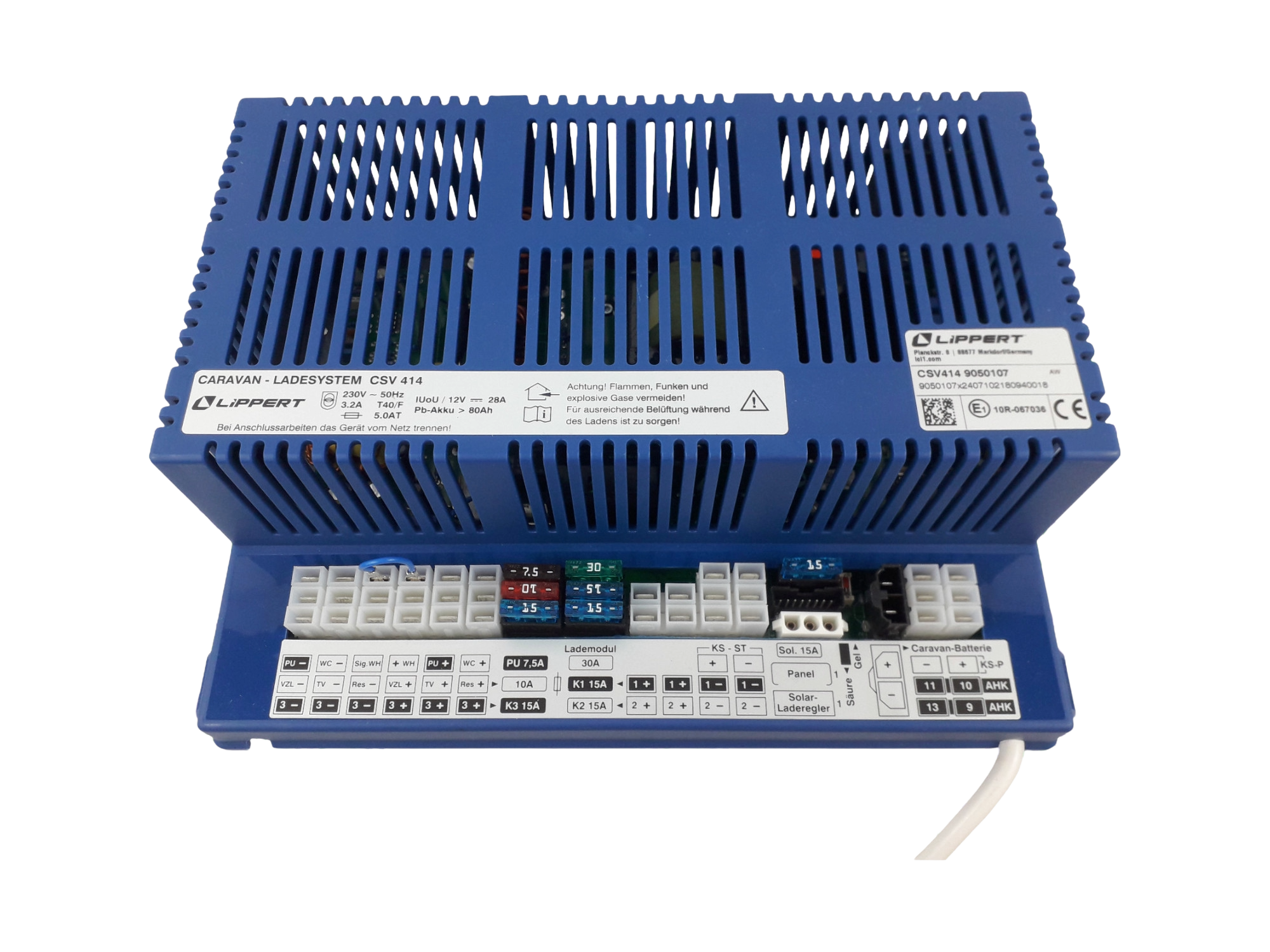 Schaudt/Lippert CSV414 Fuseboard with Integrated Charger