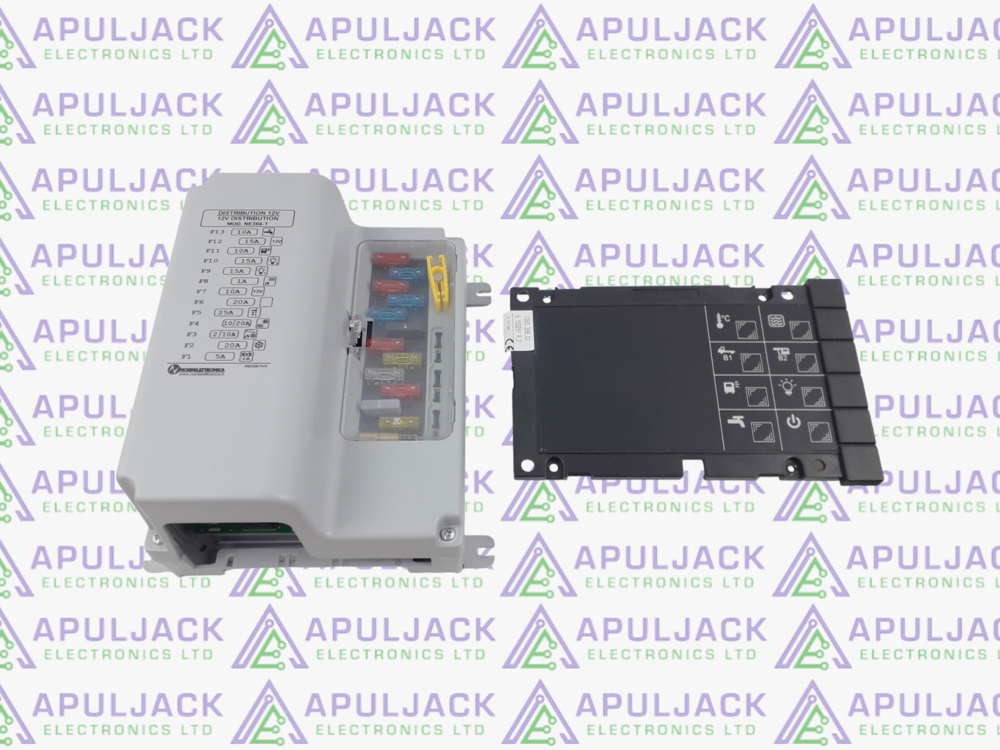 Nordelettronica NE356-T Fuseboard & NE268 Control Panel