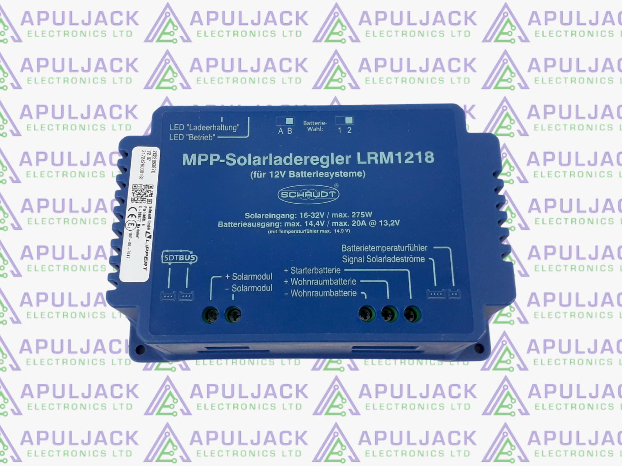 Schaudt/Lippert LRM1218 MPPT Dual Battery Solar Regulator