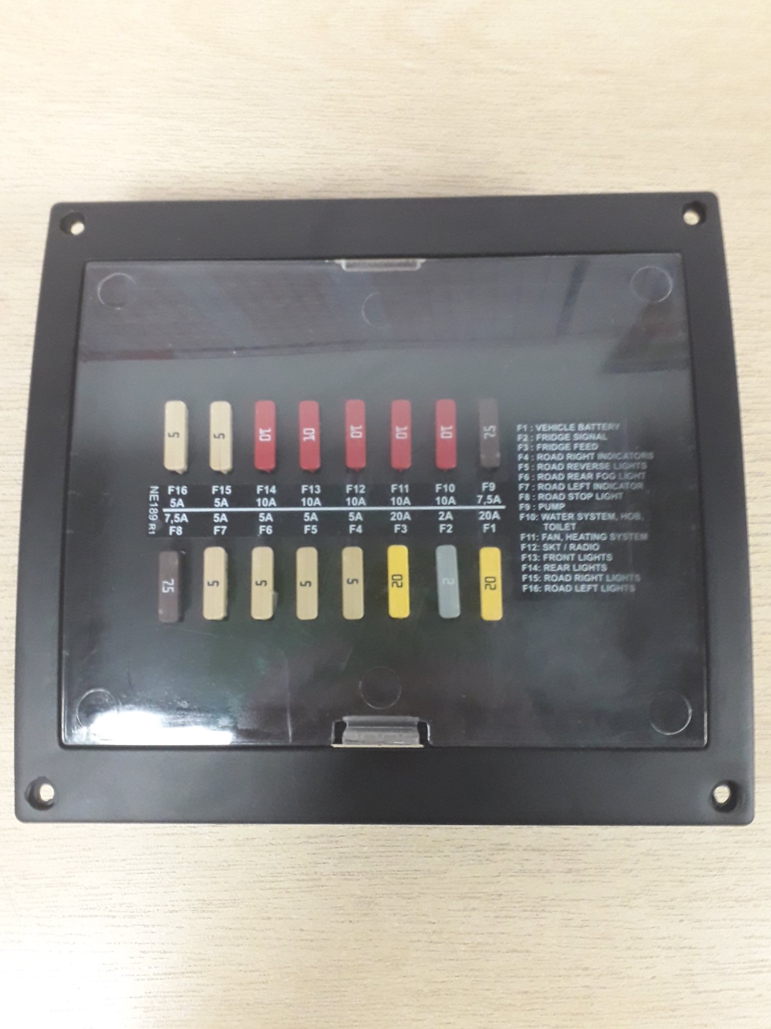 Nordelettronica NE189 Fuseboard