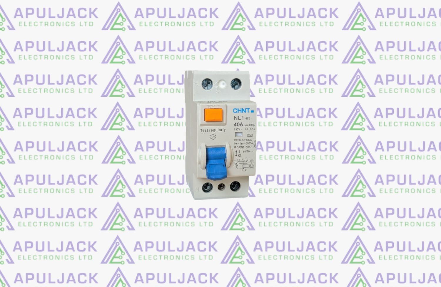 Double Pole 30mA RCD - 40A Circuit Breaker