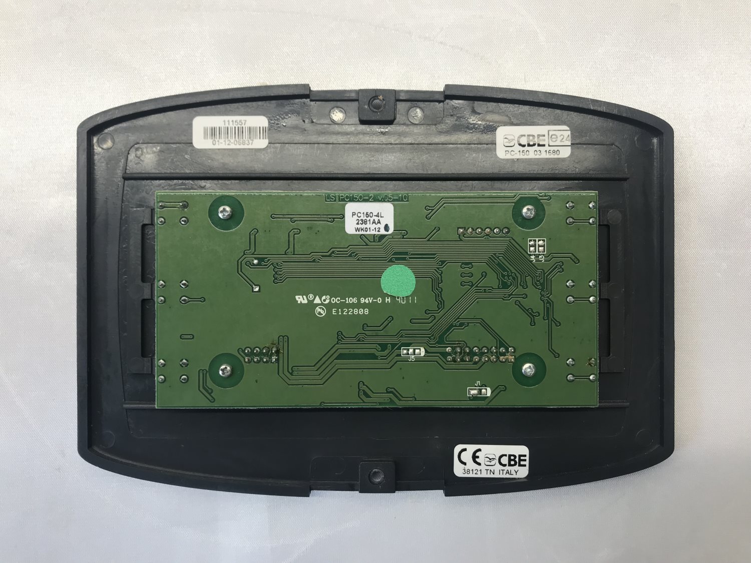 CBE PC150 Control Panel