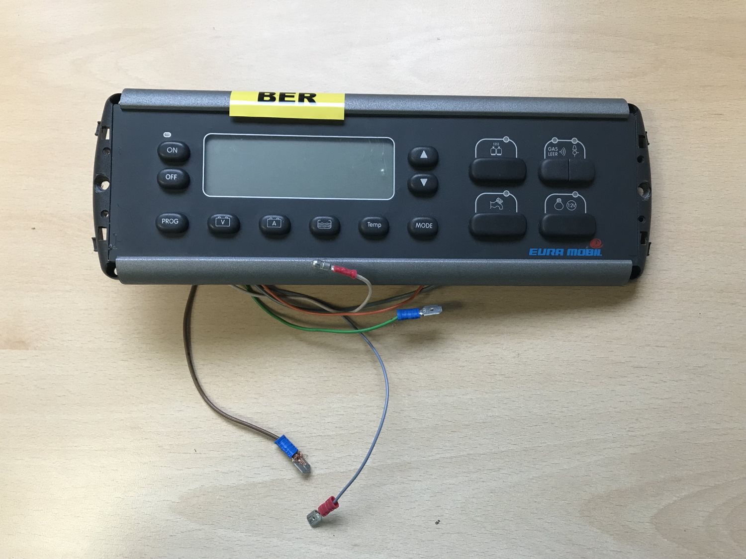 CBE Eura Mobil 38100 Control Panel