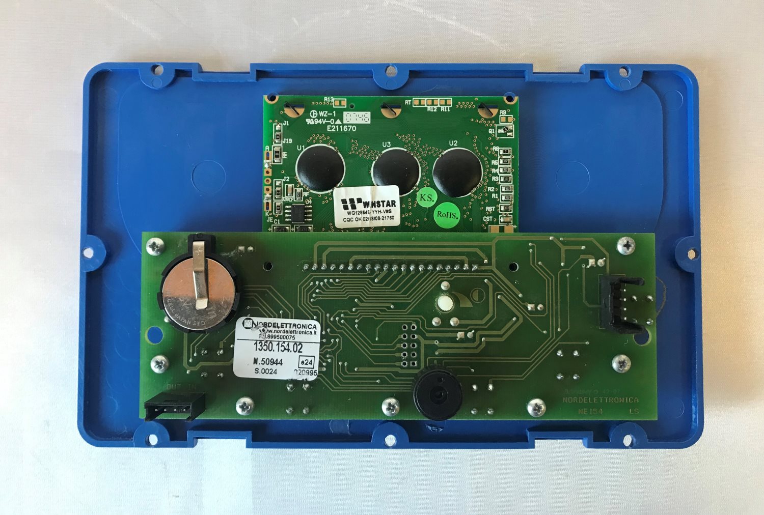 Nordelettronica NE154 Control Panel