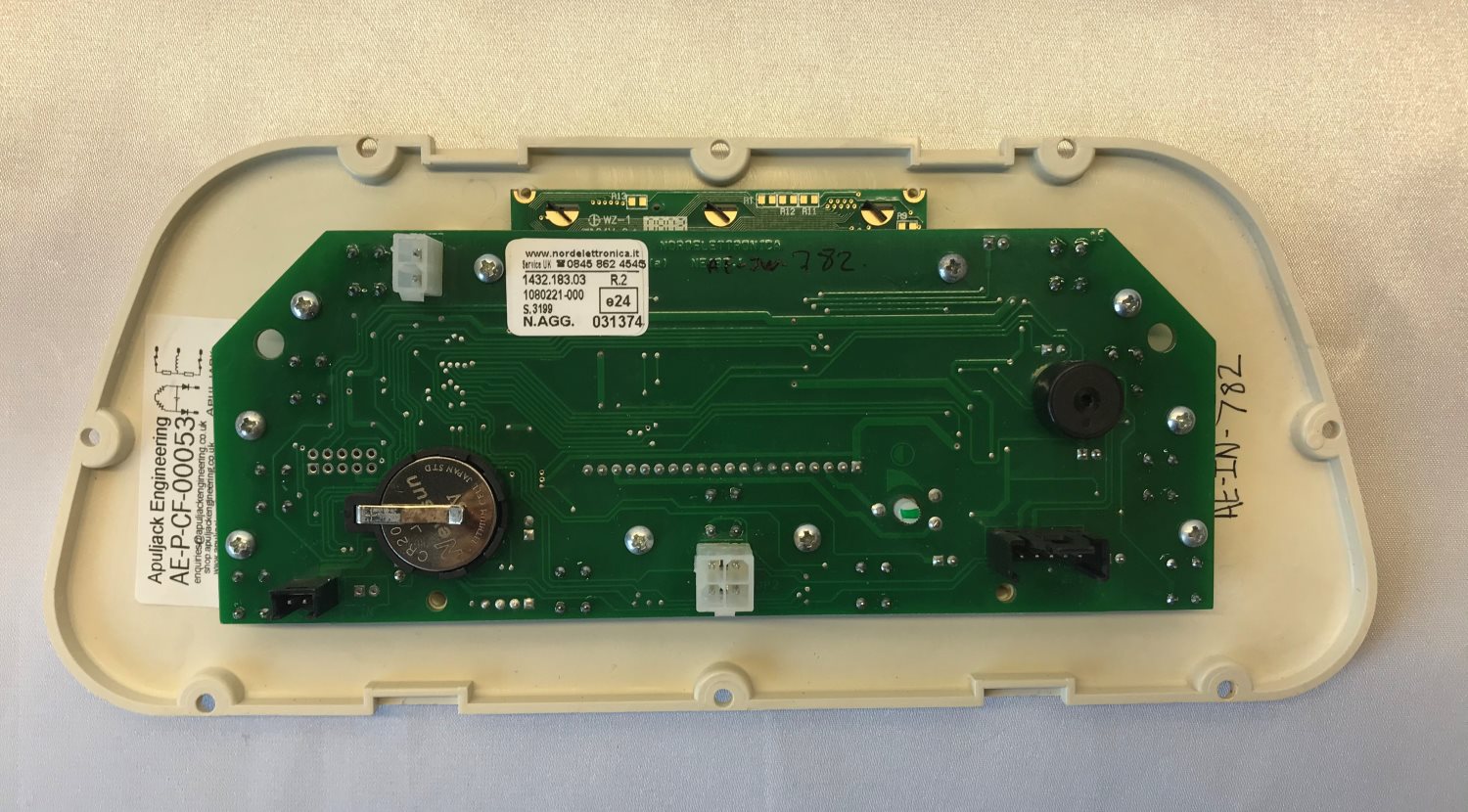 Nordelettronica NE183-M8 Control Panel