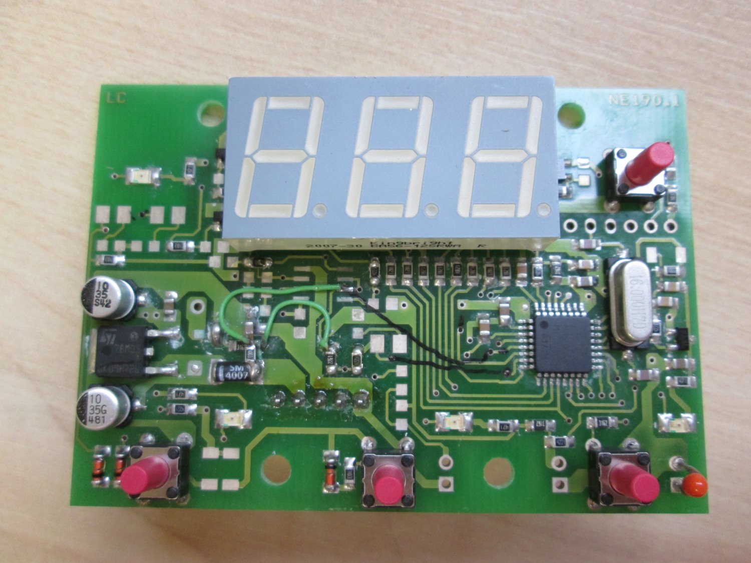 Nordelettronica NE190L Control Panel