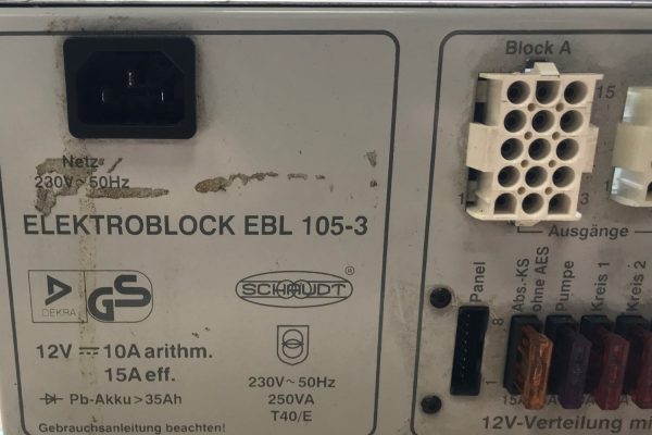 Schaudt/Lippert EBL 105 Fuseboard with Integrated Charger - Image 3
