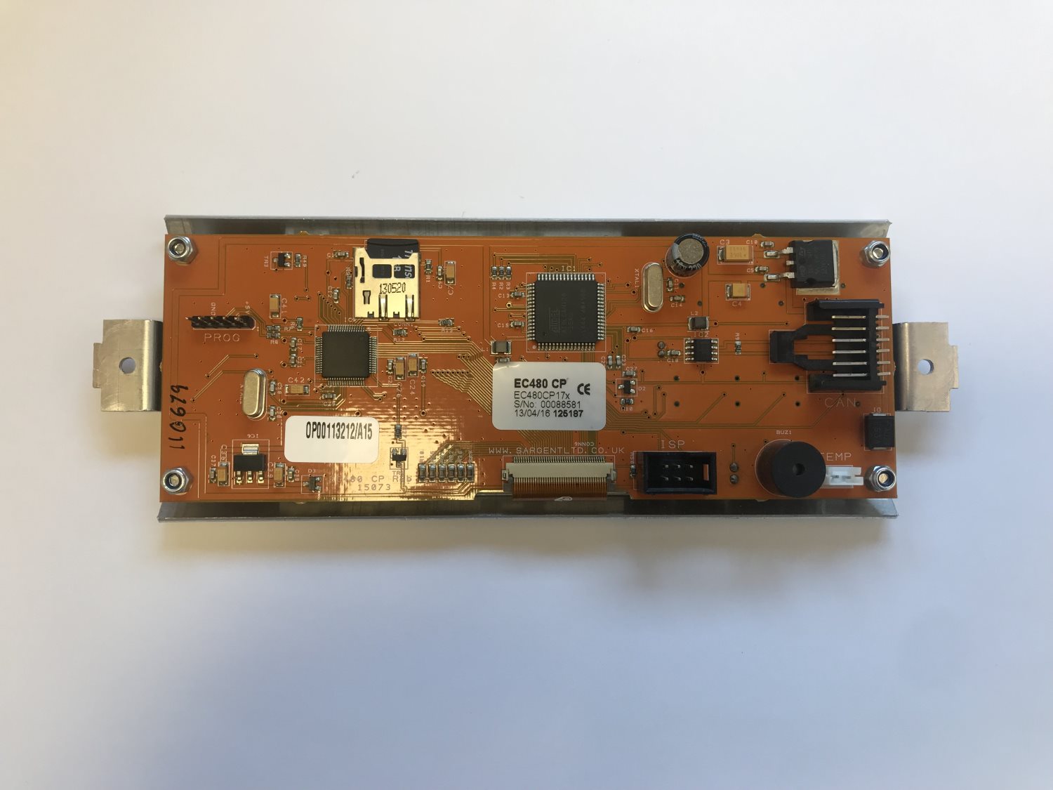 Sargent EC480 Control Panel