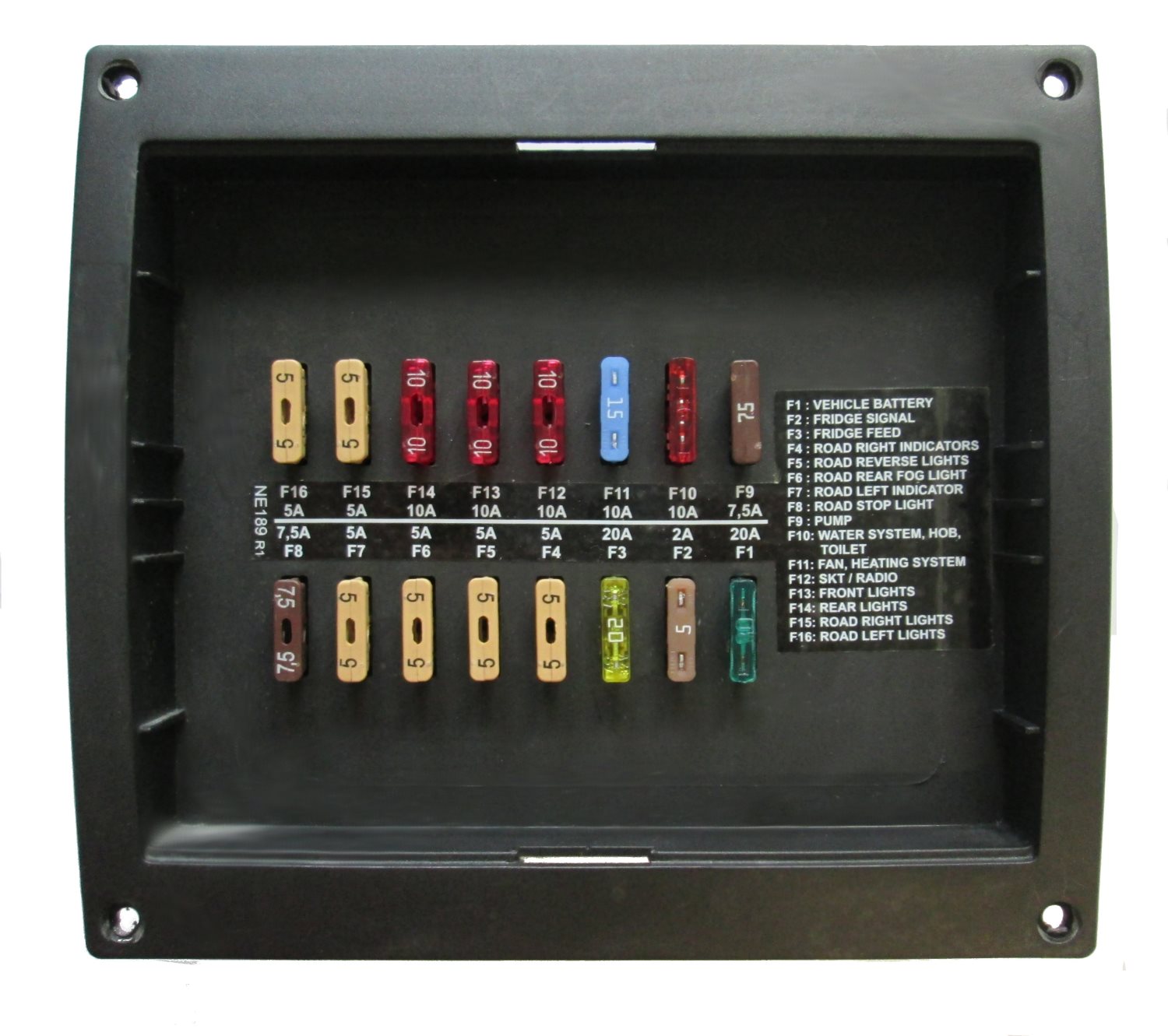Nordelettronica NE189 Fuseboard
