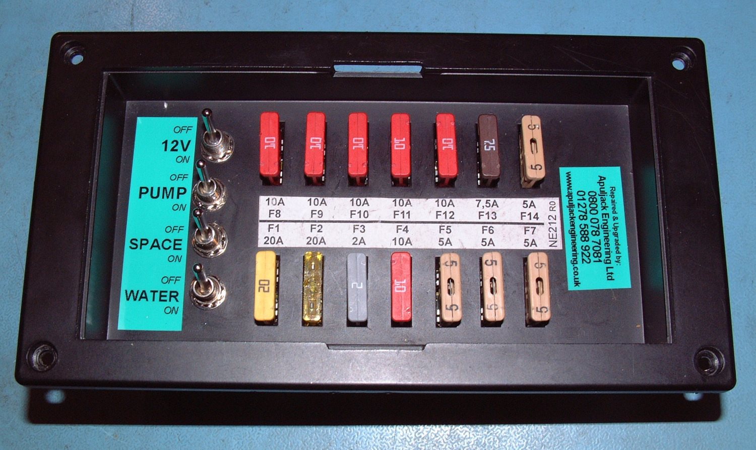 Nordelettronica NE212A Fuseboard