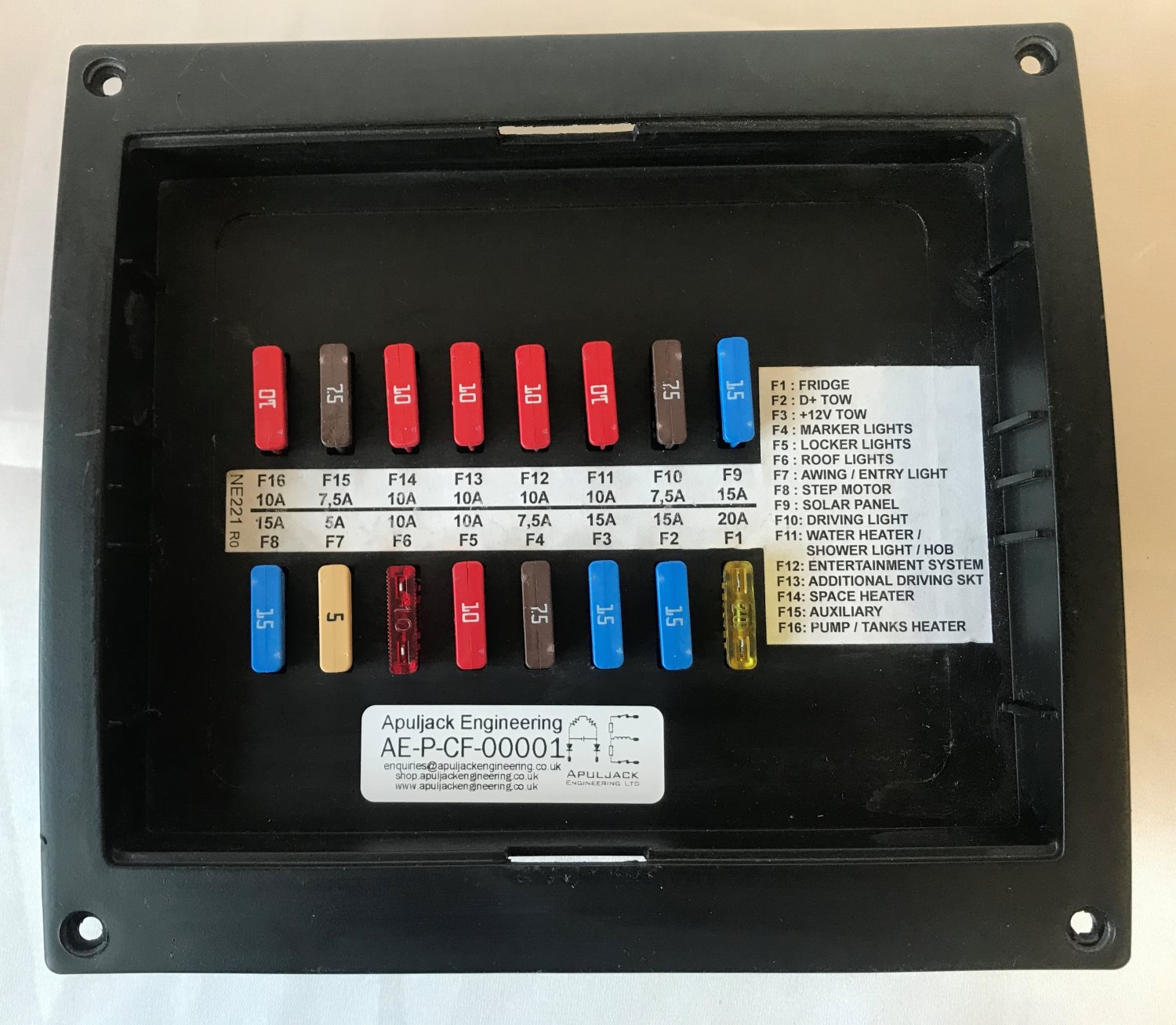 Nordelettronica NE221 Fuseboard