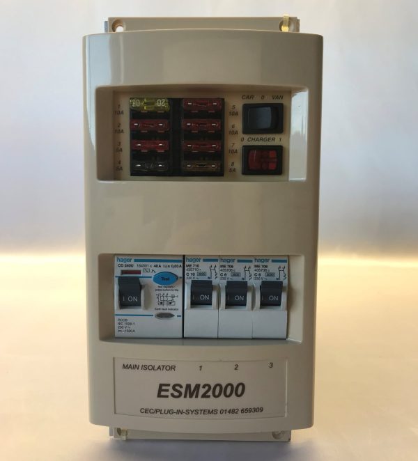 Nordelettronica/Plug In Systems ESM2000/CTTH/12A Fuseboard with Integrated Charger - Image 2