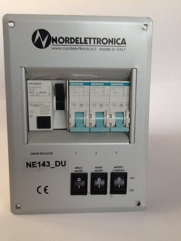 Nordelettronica NE143-DU Fuseboard with Integrated Charger - Image 2