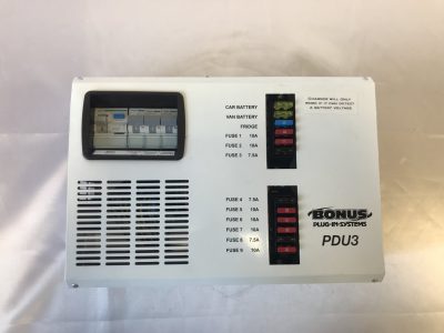 Plug In Systems PDU3 Fuseboard with Integrated Charger