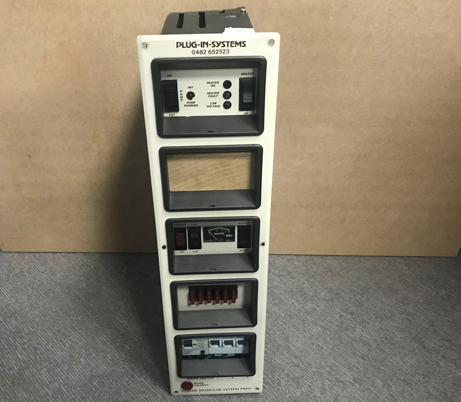 Plug In Systems PMS6 Fuseboard with Integrated Charger