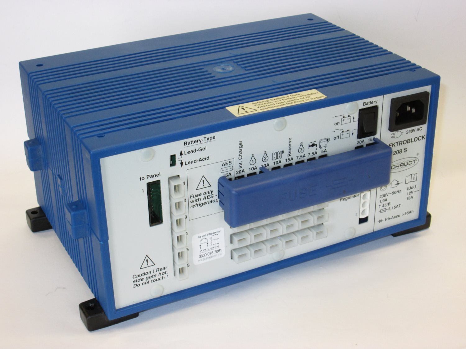 Schaudt/Lippert EBL 208 Fuseboard with Integrated Charger