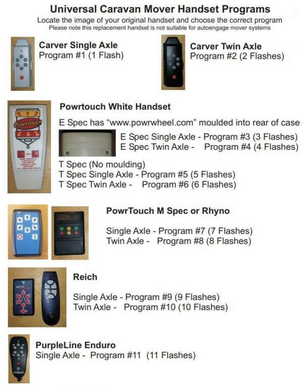 Universal Handset For Motor Movers - Type 1 - Image 2