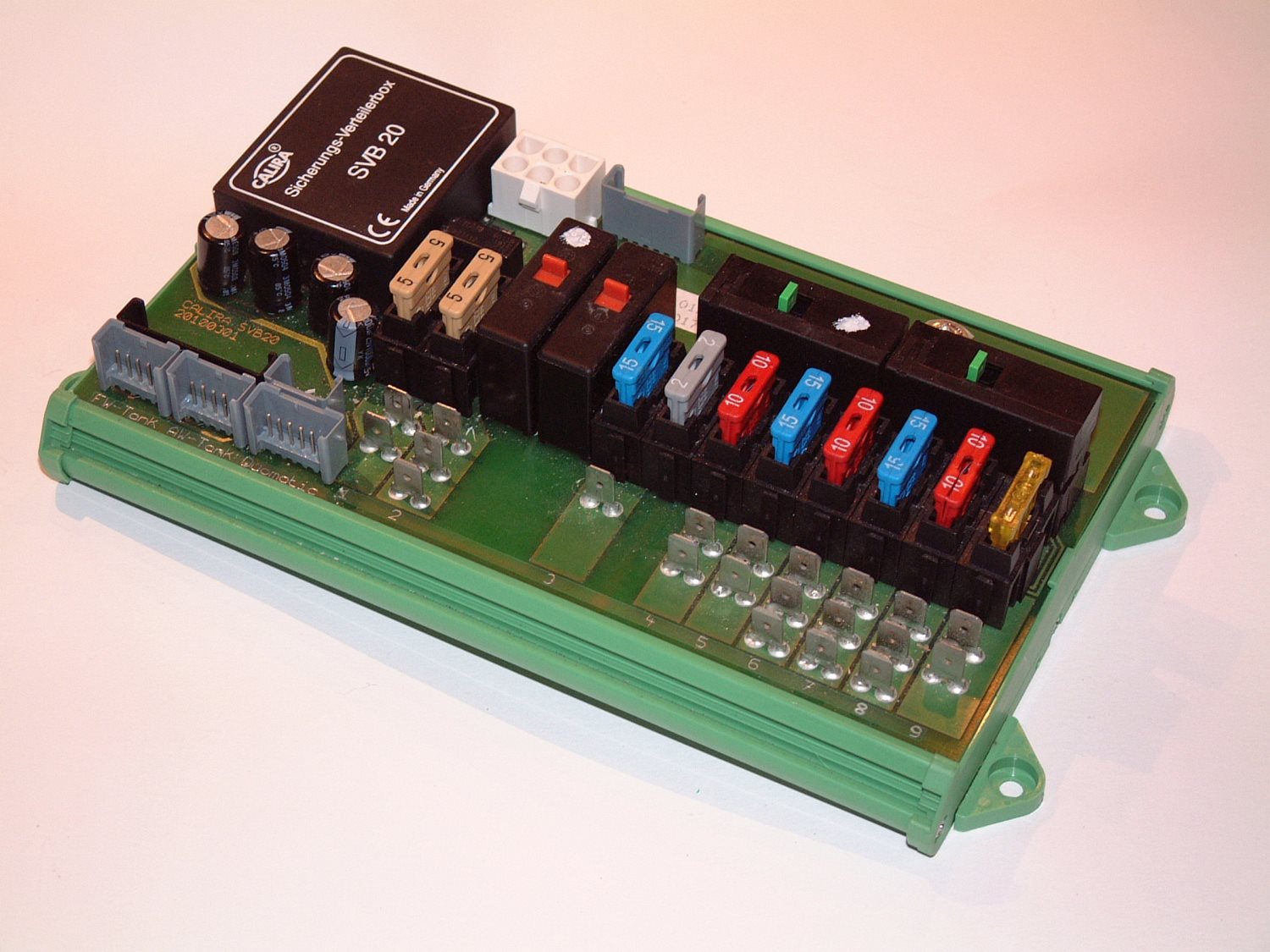 Calira SVB20 Fuseboard & BC823 Control Panel