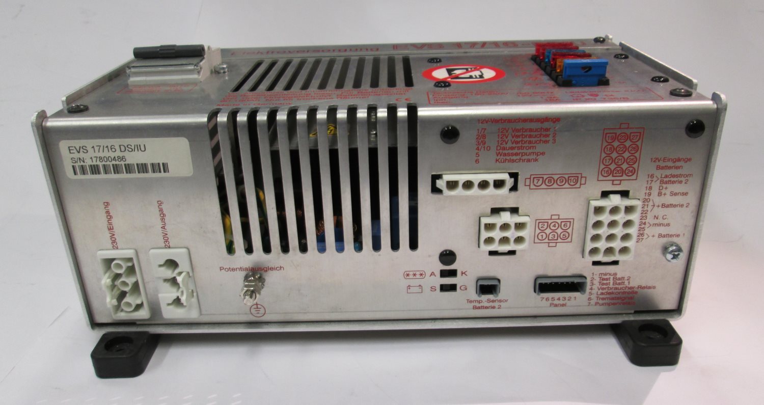 Calira EVS17/16-DS/IU Fuseboard & BC722 Control Panel