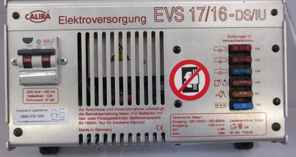 Calira EVS17/16-DS/IU Fuseboard & BC722 Control Panel - Image 4