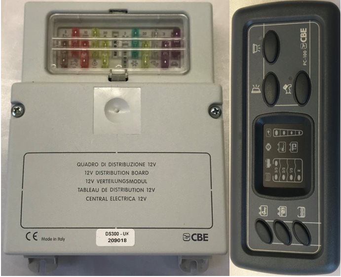 CBE DS300 Fuseboard & PC100 Control Panel