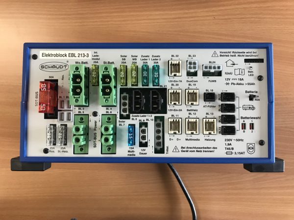 Schaudt/Lippert EBL 213 Fuseboard with Integrated Charger with SDT Bus System - Image 3