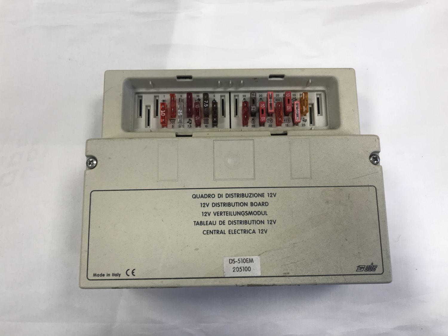 CBE DS510 Fuseboard & PC200 Control Panel