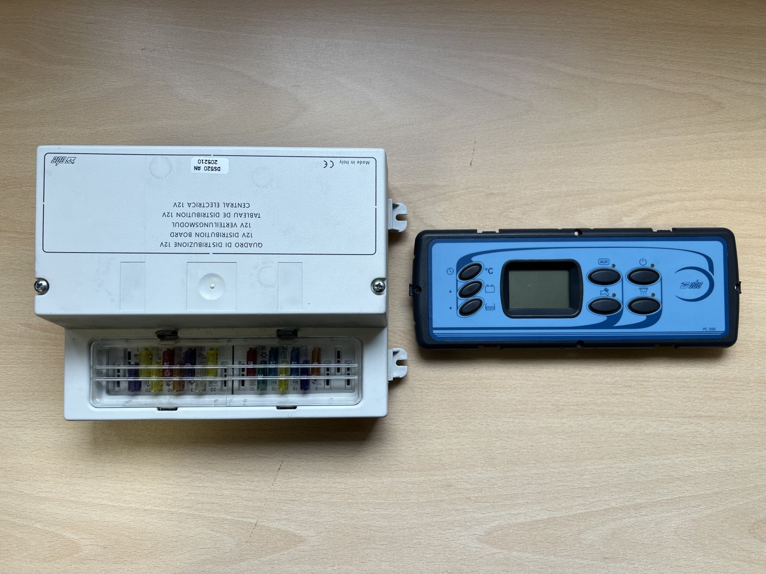 CBE DS520 Fuseboard & PC200 Control Panel
