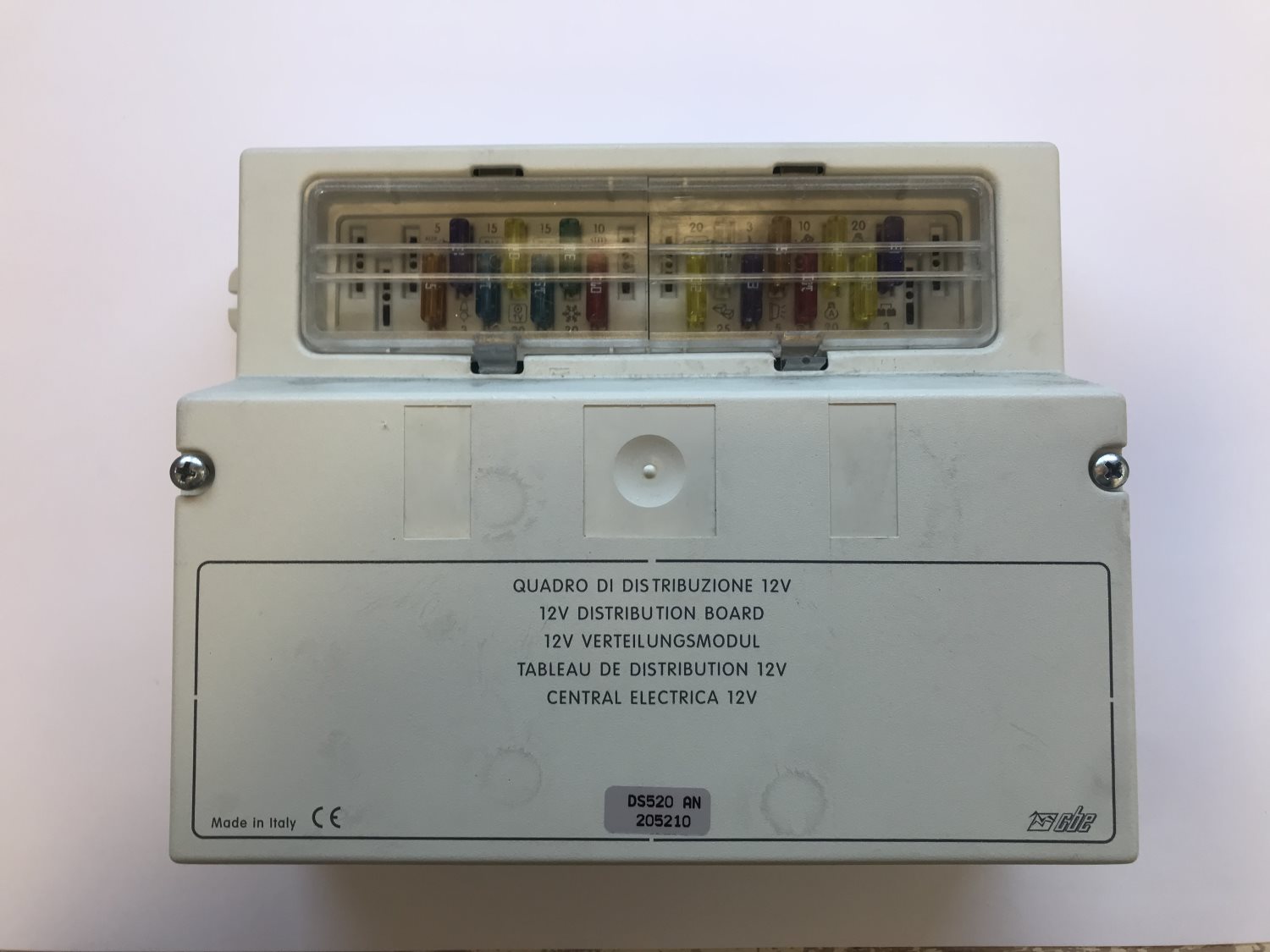 CBE DS520 Fuseboard & PC380 Control Panel