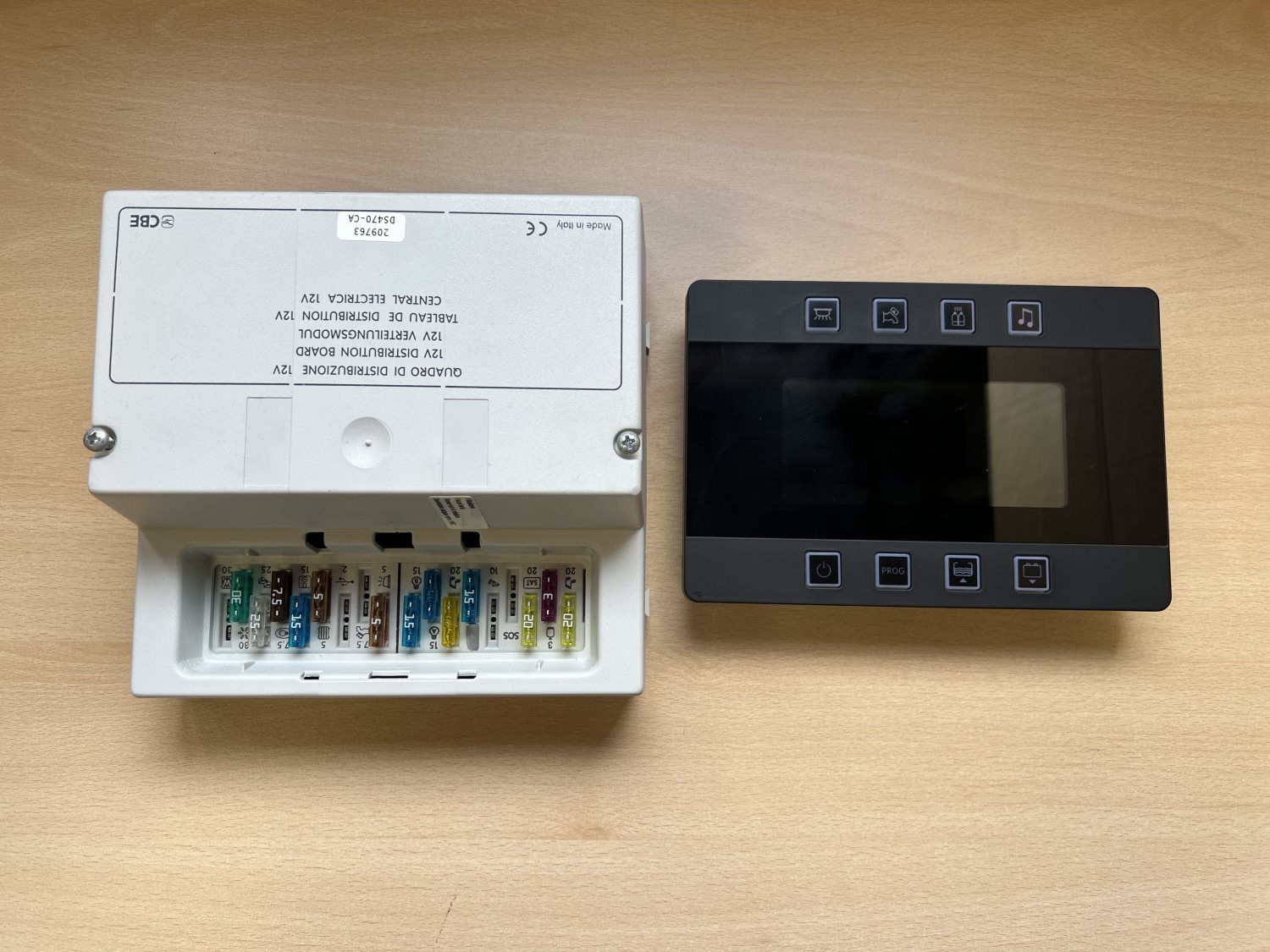 CBE DS470 Fuseboard & PC380 Control Panel