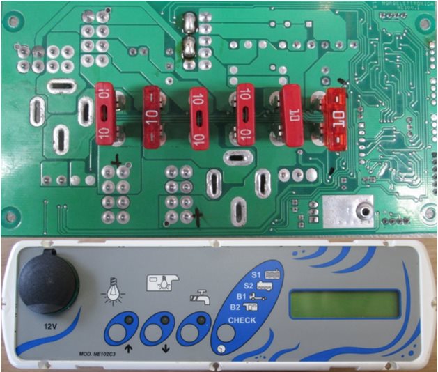 Nordelettronica NE100 Fuseboard & NE102 Control Panel