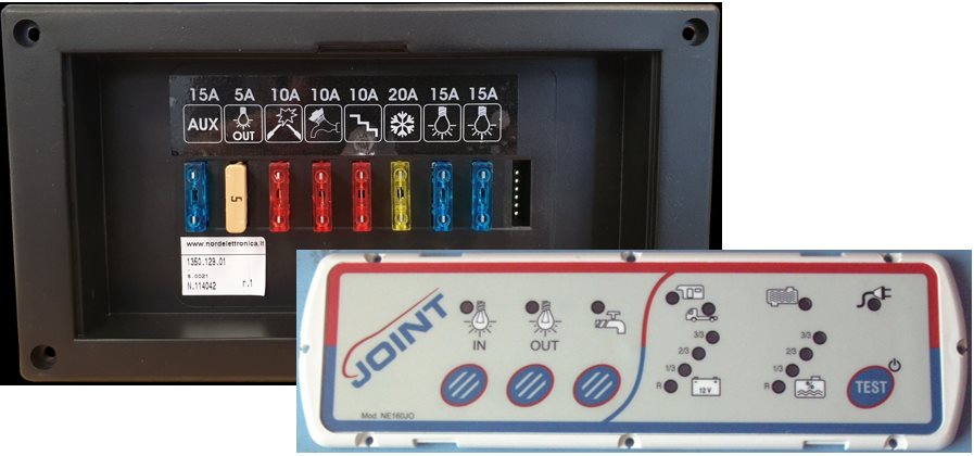 Nordelettronica NE129 Fuseboard & NE160 Control Panel
