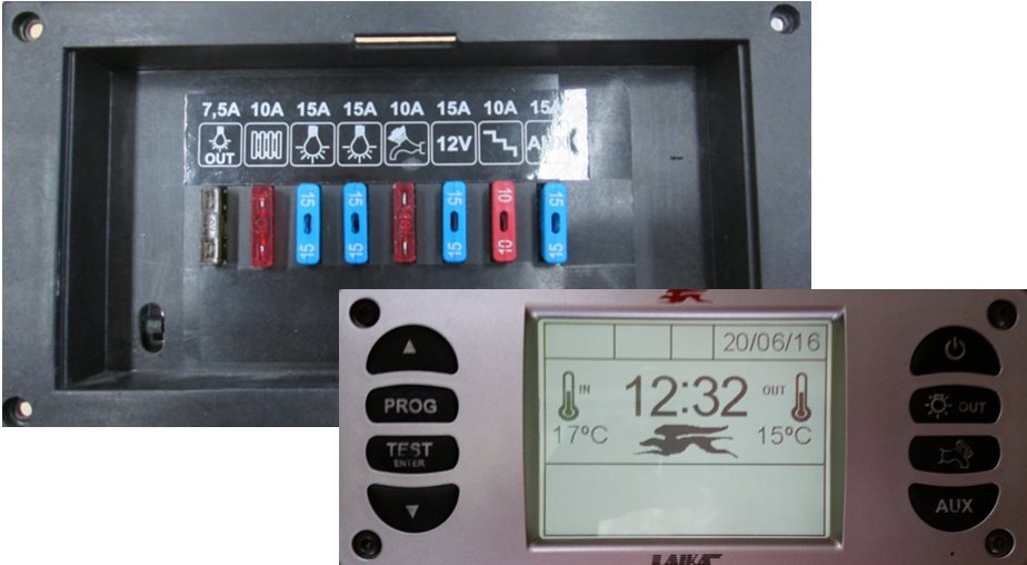 Nordelettronica NE133 Fuseboard & NE132 Control Panel