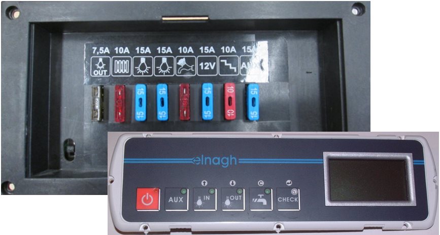 Nordelettronica NE133 Fuseboard & NE144 Control Panel