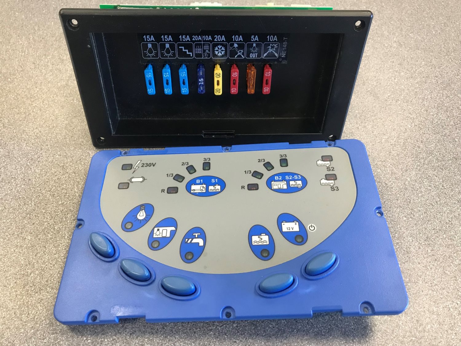 Nordelettronica NE148 Fuseboard & NE152 Control Panel