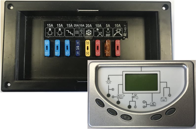 Nordelettronica NE148 Fuseboard & NE154 Control Panel