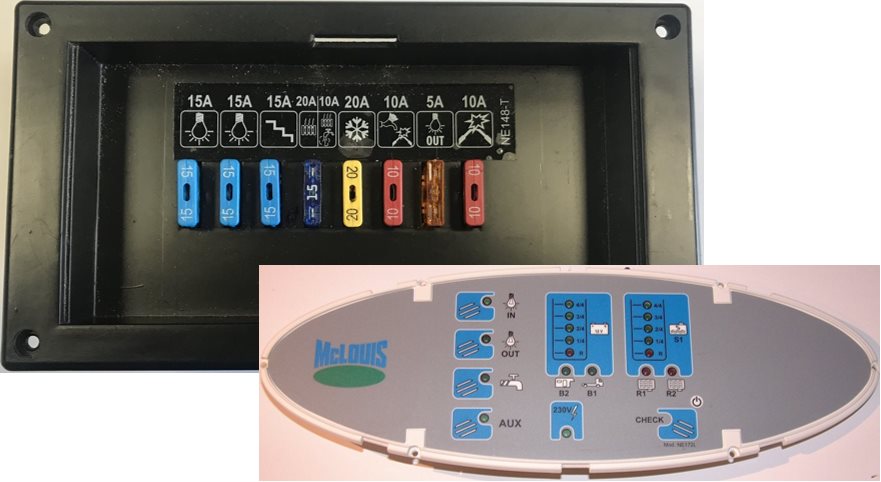 Nordelettronica NE148 Fuseboard & NE172 Control Panel