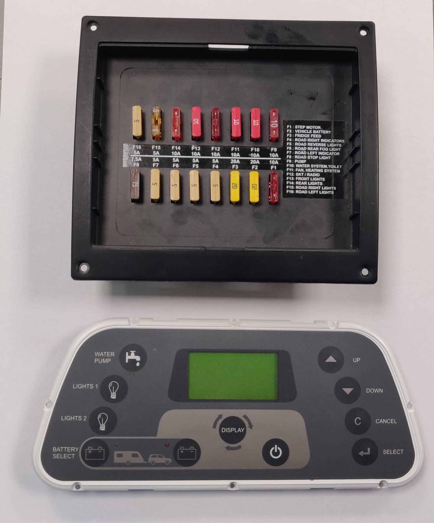 Nordelettronica NE225 Fuseboard & NE183-T6C Control Panel