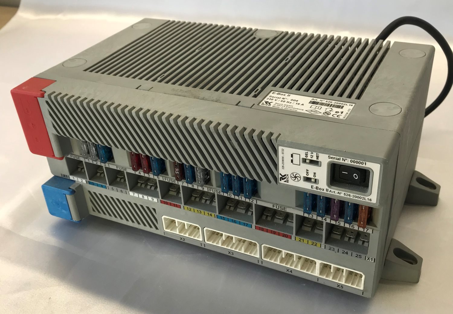 Reich E-Box 2 Fuseboard with Integrated Charger & E-Display Control Panel