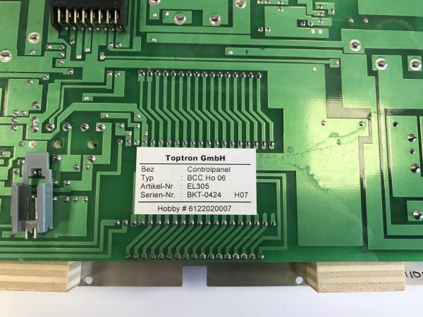 Toptron EL311 Fuseboard & EL305 Control Panel - Image 4