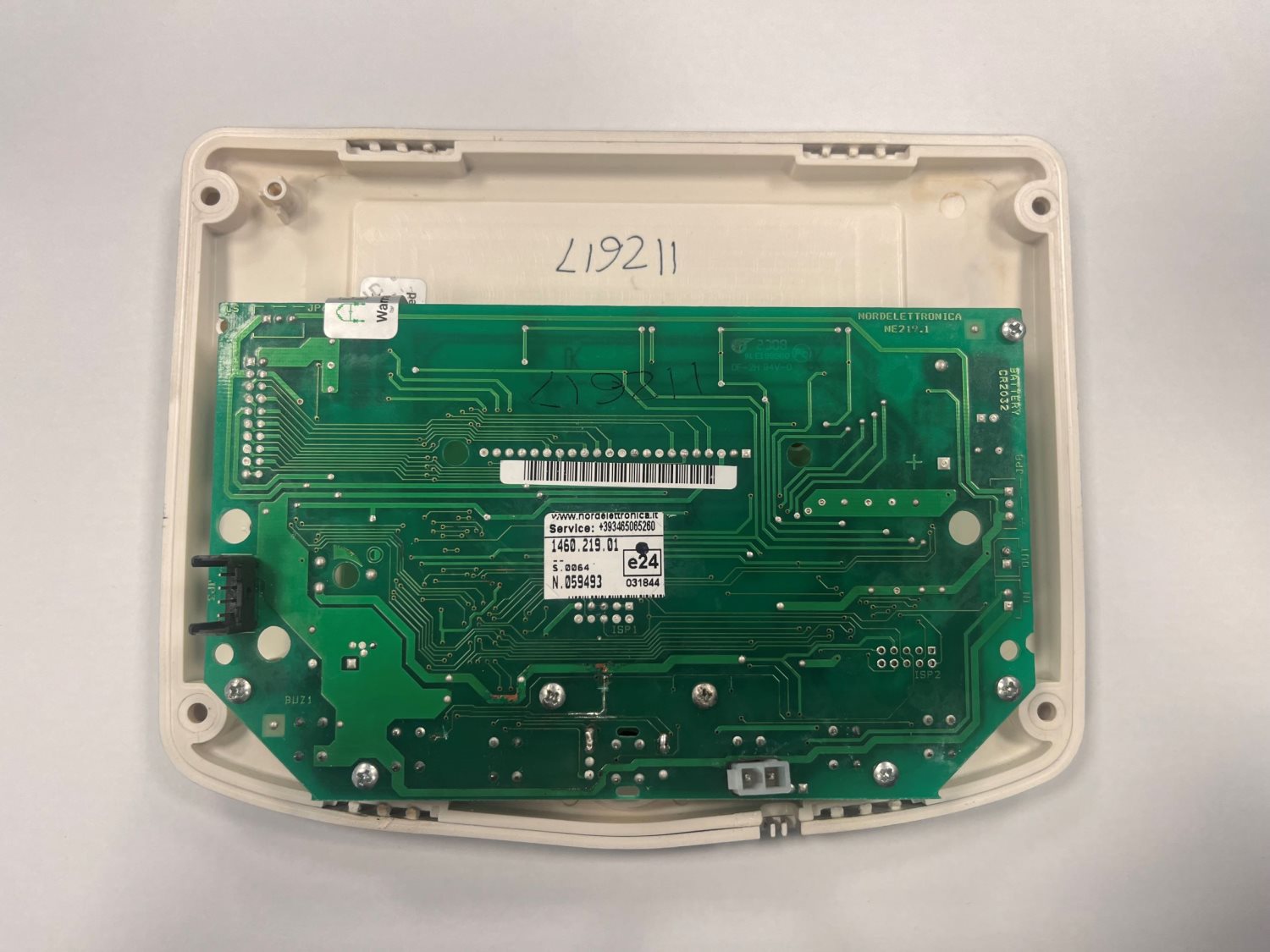 Nordelettronica NE219 Control Panel