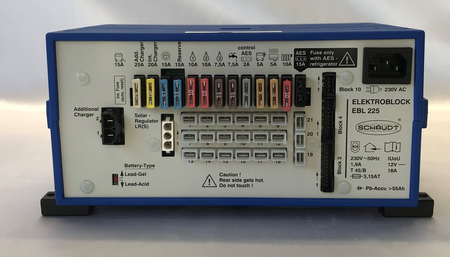 Schaudt/Lippert EBL 225 Fuseboard with Integrated Charger