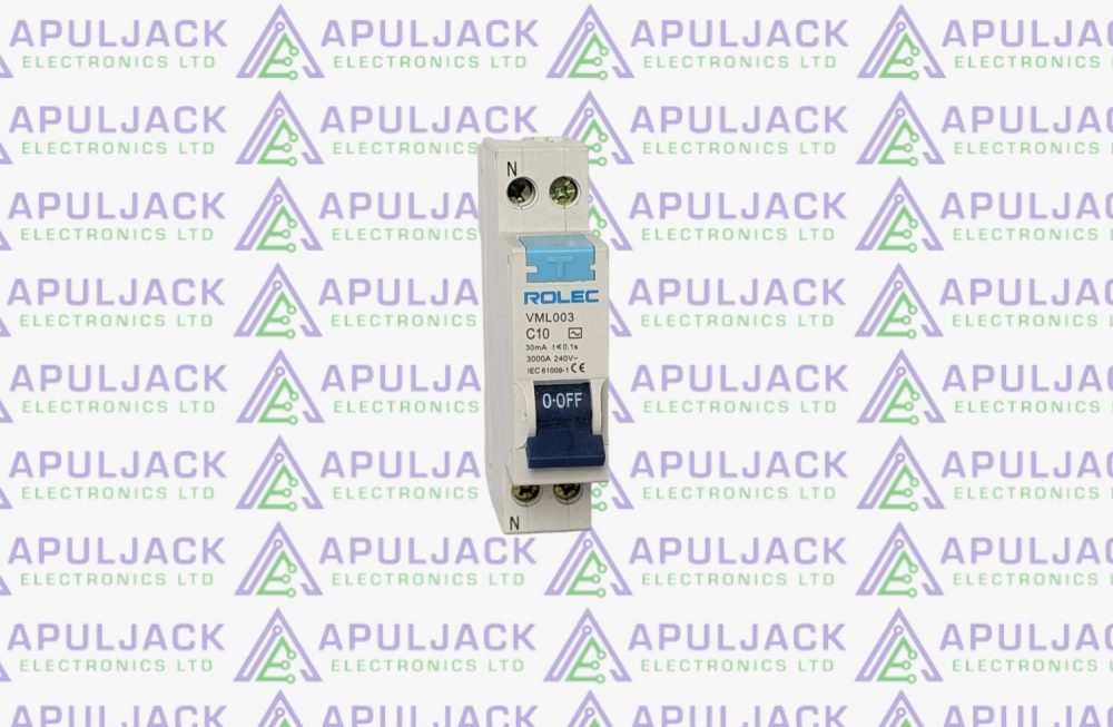 Rolec VLM003 C10 30mA 1P+N MCB/RCD Circuit Breaker