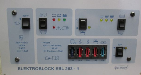 Schaudt/Lippert EBL 263 Fuseboard with Integrated Charger - Image 5