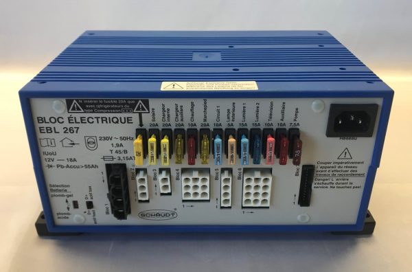 Schaudt/Lippert EBL 267 Fuseboard with Integrated Charger - Image 2