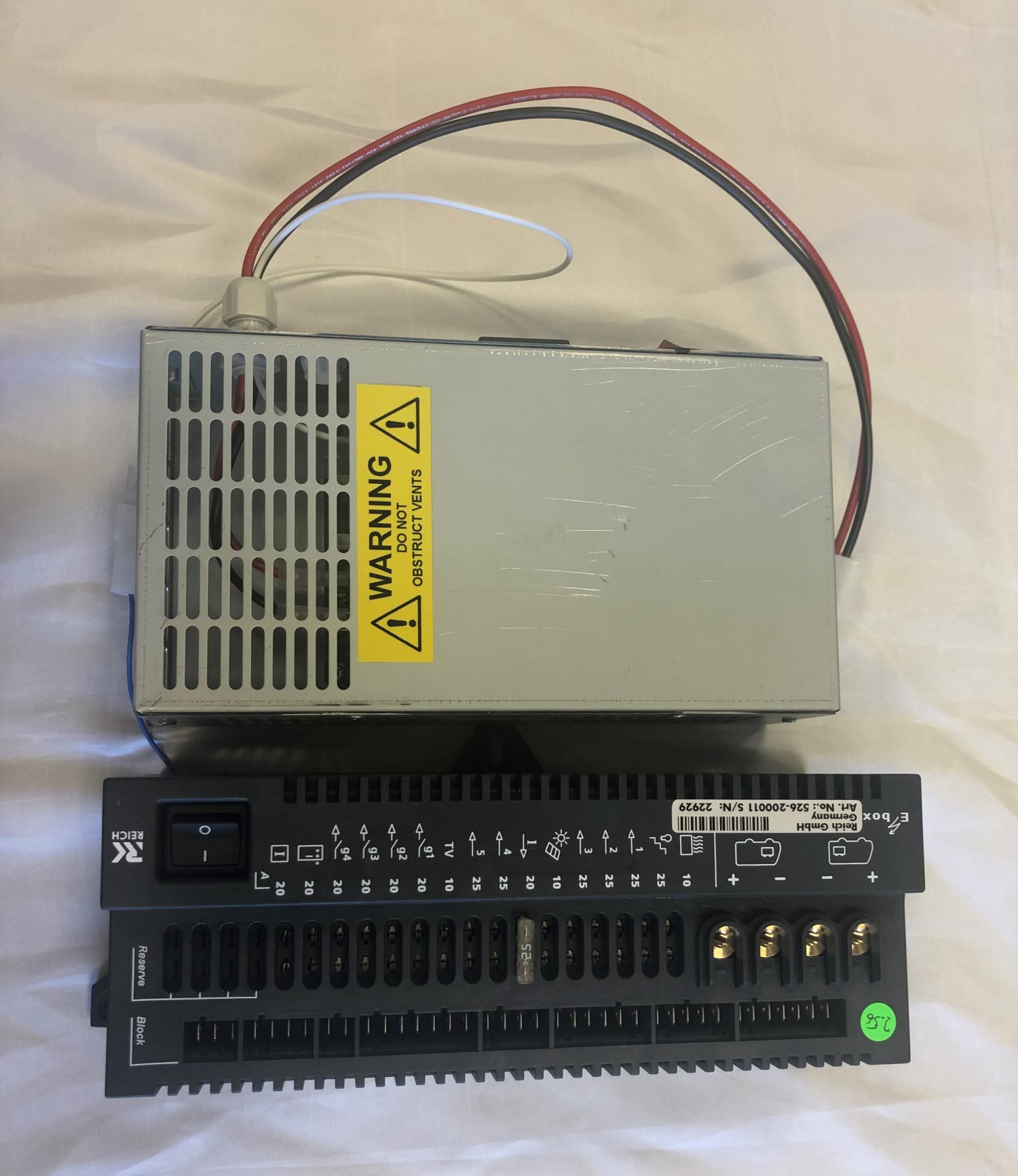Reich E-Box Pro Fuseboard with Integrated Charger