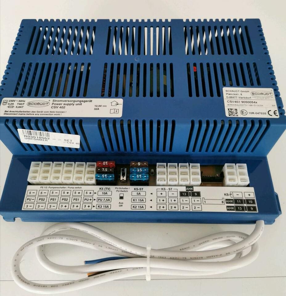 Schaudt/Lippert CSV402 Fuseboard with Integrated Charger