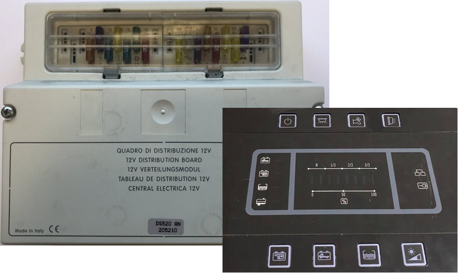 CBE DS520 Fuseboard & PC180 Control Panel